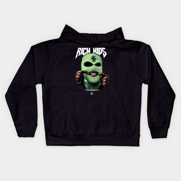 RICH KIDS Kids Hoodie by BY LOKO